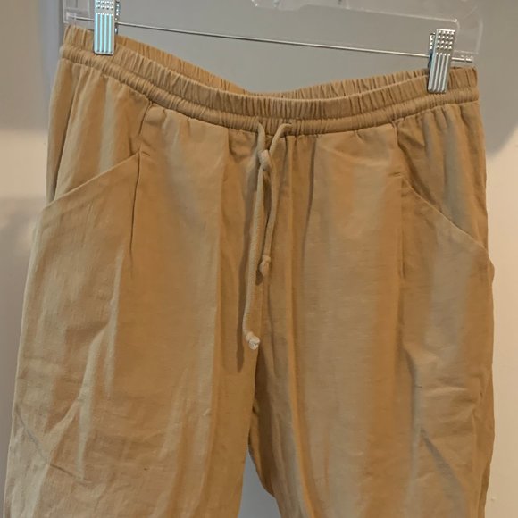 OAK + FORT Tan Joggers - Picture 5 of 5
